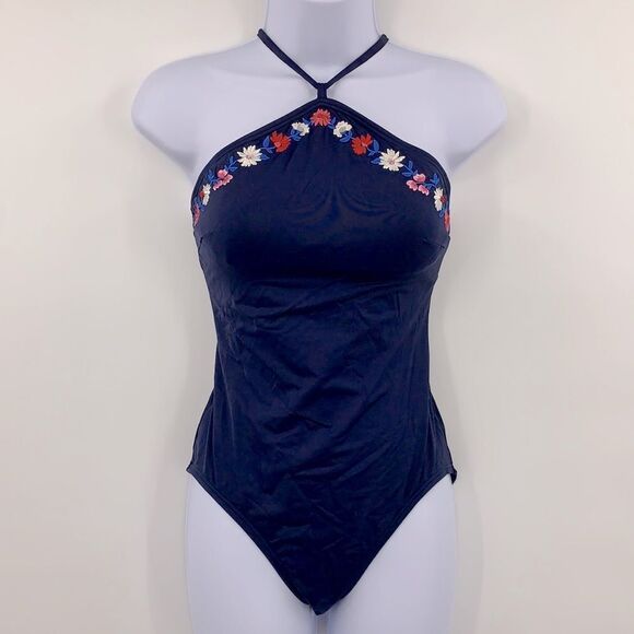 Kate Spade Botany Bay High Neck One Piece Sz M‎ - Picture 1 of 11